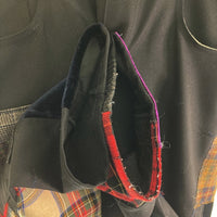 JUNYA WATANABE MAN ジュンヤワタナベマン WJ-P001 AD2022 異素材パッチワークパンツ ブラック sizeM 瑞穂店