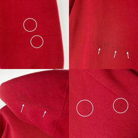 Supreme シュプリーム NIKE ナイキ CK6225-687 19FW Leather Applique Sweatshirt レザーアップリケ スウェットパーカー レッド sizeL 瑞穂店