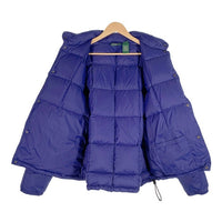 80's L.L.Bean エルエルビーン ナイロンリップストップ グースダウンジャケット ブルー スナップボタン 9U488 Size XL 福生店
