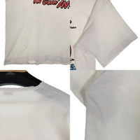 80's~ プリント Tシャツ COVER ME ホワイト フルーツオブザルーム Size L 福生店