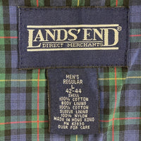 LANDS’ END ランズエンド 裏地チェック スイングトップ ネイビー sizeL 瑞穂店
