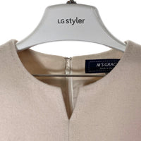 M’S GRACY エムズグレイシー 袖ニットウールワンピースfs-111607 ピンク size38 瑞穂店