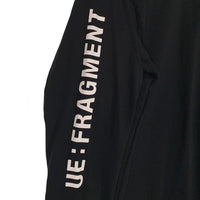 uniform experiment ユニフォームエクスペリメント 23SS FRAGMENT JAZZY JAY フラグメント L/S TEE プリント ロングスリーブTシャツ ブラック Size 4 福生店