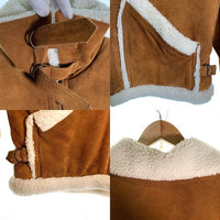WESTERN by ON TIME スウェード B-3型 レザージャケット ブラウン 内ボア USA製 Size 42 福生店
