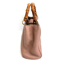 GUCCI グッチ 368823 2WAY ショルダー バンブー ハンドバッグ レザー ピンク 瑞穂店