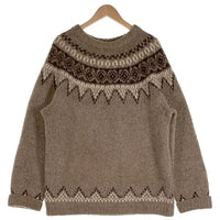 70's Made Especially ノルディック セーター グレー Size L XL相当 福生店
