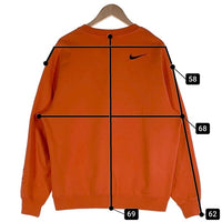 NIKE ナイキ AS M NSW SWOOSH CREW クルーネック スウェットトレーナー オレンジ CU4029-800 Size XL 福生店