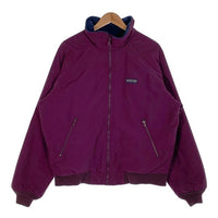 90's LANDS'END ランズエンド SQUALL JACKET スコールジャケット ナイロン パープル フリースライナー USA製 Size M 福生店