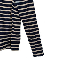 NEIGHBORHOOD ネイバーフッド 16SS FABRICES/C-BN-LS コットン ボーダーロングスリーブトップ バスクシャツ ネイビー ホワイト 161LHFBN-CSM01 Size S 福生店