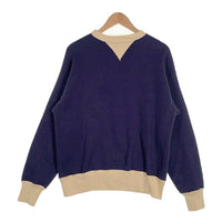 WAREHOUSE ウエアハウス OHIO 両V クルーネックスウェットトレーナー フェルトワッペン ネイビー Size 42 福生店