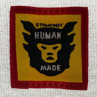 HUMAN MADE ヒューマンメイド センターロゴ ハートプリント デイリー 2023/3/4 ロンT ホワイト sizeS 瑞穂店