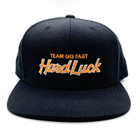 HARD LUCK ハードラック Proscript Enbroidered Snapback Cap スナックバックキャップ ブラック 福生店