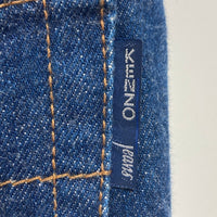KENZO JEANS ケンゾージーンズ 北斎タグ ボタンフライ テーパード デニムパンツ インディゴ size85cm 瑞穂店