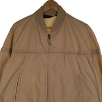 70-80's Sears シアーズ カップショルダー ジップアップジャケット ダービー ベージュ TALON 三角タグ Size L 福生店