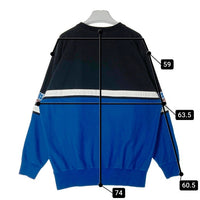 CHALLENGER チャレンジャー CMC RACING SWEAT レーシング スウェットトレーナー ブラック×ブルー sizeL 瑞穂店