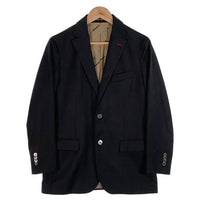 ROYAL HEM ロイヤルヘム 2B テーラードジャケット ブラック ウール Size 50 福生店