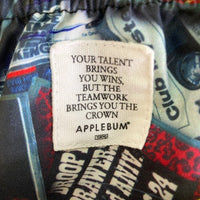 APPLEBUM アップルバム カセットテープ総柄 ハーフパンツ マルチ sizeM 瑞穂店