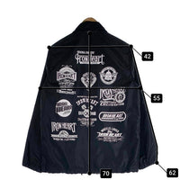 IRONHEART アイアンハート 20th ナイロンコーチジャケット プリント ブラック IHJ-117 Size S 福生店
