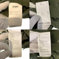 WTAPS ダブルタップス 23SS SMOCK SS COTTON WEATHER スモック ショートスリーブシャツ コットン プルオーバー グリーン 231TQDT-SHM06 Size 04 福生店
