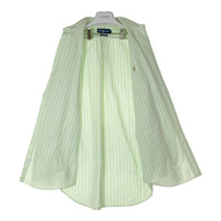 Ralph Lauren ラルフローレン BLAKE ストライプ 長袖 オックスフォードシャツ ミントグリーン sizeL 瑞穂店