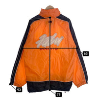90-00's FUBU フブ サイドライン トラックジャケット ジップアップ オレンジ フード収納 Size L 福生店
