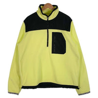 DIESEL ディーゼル S-TRAIL ハーフジップ プルオーバーフリースジャケット 蛍光イエロー Size XL 福生店