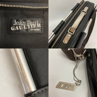 Jean Paul GAULTIER ジャンポール ゴルチエ パイプ ショルダーバッグ ブラック 瑞穂店