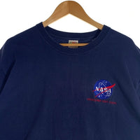 00's NASA 刺繡 Tシャツ ネイビー Size XL 福生店