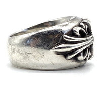 Chrome Hearts クロムハーツ FLORAL CROSS RING DMND フローラルクロスリング ダイヤ Size 15号 福生店
