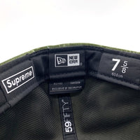 SUPREME シュプリーム 22AW New Era ニューエラ 59FIFTY Velour Box Logo ベロアボックスロゴ ベースボールキャップ グリーン Size 7 5/8 (60.6cm) 福生店