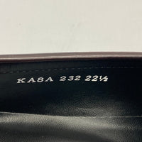 HARUTA ハルタ カジュアルキルトレザーローファー ブラウン size22.5cm 瑞穂店