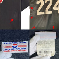 90's~ TEAM WORK ATHLETIC APPAREL Dark Boys ベースボールシャツ ジャージ ブラック Size L 福生店