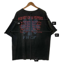 Red Hot Chilli Peppers レッドホットチリペッパーズ 1992ツアー プリントTシャツ ブラック ラメ Giant 1992コピーライト Size XL 相当 福生店