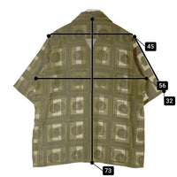 Needles ニードルズ S/S Classic Shirt クラシックシャツ 開襟 半袖 ジャカード オリーブ MR135 Size M 瑞穂店