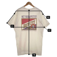 90's~ BREW CITY ブリューシティ クラフトビール プリントTシャツ ホワイト フルーツオブザルーム USA製 Size XL 福生店