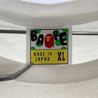 A BATHING APE アベイシングエイプ サルプリント アーチロゴ Tシャツ ホワイト sizeXL 瑞穂店