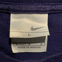 00's NIKE ナイキ スウッシュプリント Tシャツ ネイビー メキシコ製 Size L 福生店
