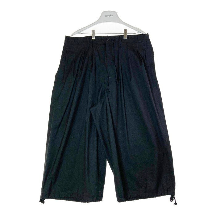 Yohji Yamamoto ヨウジヤマモト GA-P04-100 GroundY グラウンドワイ T/W Gabardine Balloon  Pants TWギャバジン バルーン パンツ ブラック size3 瑞穂店