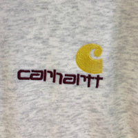 CARHARTT カーハート Half Zip Script Sweats アメリカンスクリプトシ ハーフジップスウェットシャツ グレー sizeXL 瑞穂店