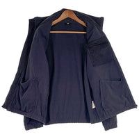 Royal Mail ロイヤルメール RMF1 LONG SLEEVE FLEECE 切替 ジップアップフリースジャケット ネイビー ブラック Size L 福生店