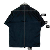 TENDERLOIN テンダーロイン コットン チェーン刺繡 半袖 ワークシャツ ブラック SizeM 瑞穂店