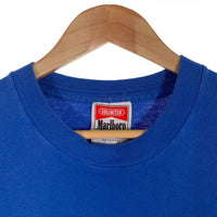 90's Marlboro マールボロ コヨーテバックプリント ポケットTシャツ ブルー Size F (XL相当) 福生店
