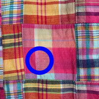 WAREHOUSE ウエアハウス パッチワーク マドラスチェックシャツ ピンク Size L 相当 福生店