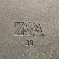 ZARA ザラ タグ付き トラックソールリブソックスブーツ 2164 310 800 ブラック size39 瑞穂店