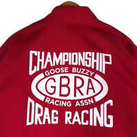 GOOSE BUZZY グースバジー STAND COLLAR RACING JACKET スタンドカラーレーシングジャケット 中綿 レッド GB-BL01 Size L 福生店