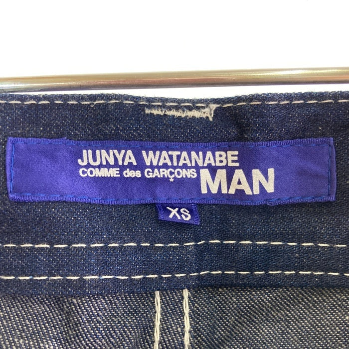 JUNYA WATANABE COMME des GARCONS MAN ジュンヤワタナベ コムデギャルソンマン WI-P041 AD2011 変形  ダブルニー デニム ワークパンツ 前ポケット インディゴ sizeXS 瑞穂店