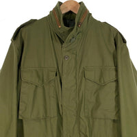70's U.S.ARMY 米陸軍 M-65 3rd ミリタリー フィールドジャケット オリーブ ALPHA社 グレーライナー 襟SCOVILLファスナー 72年会計 Size L-R 福生店