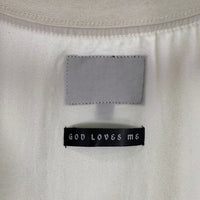 JANIS&Co. ジャニス Horizonte サテンパッチ Tシャツ ホワイト JNS22-SS-T10 Size L 福生店