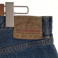 WAREHOUSE ウエアハウス 1105 2nd-Hand セカンドハンド ヴィンテージ加工 テーパードデニムパンツ ライトブルー Size 38×29 福生店