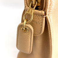 CHANEL シャネル キャビアスキン ロゴ ハンド トートバッグ ベージュ 瑞穂店